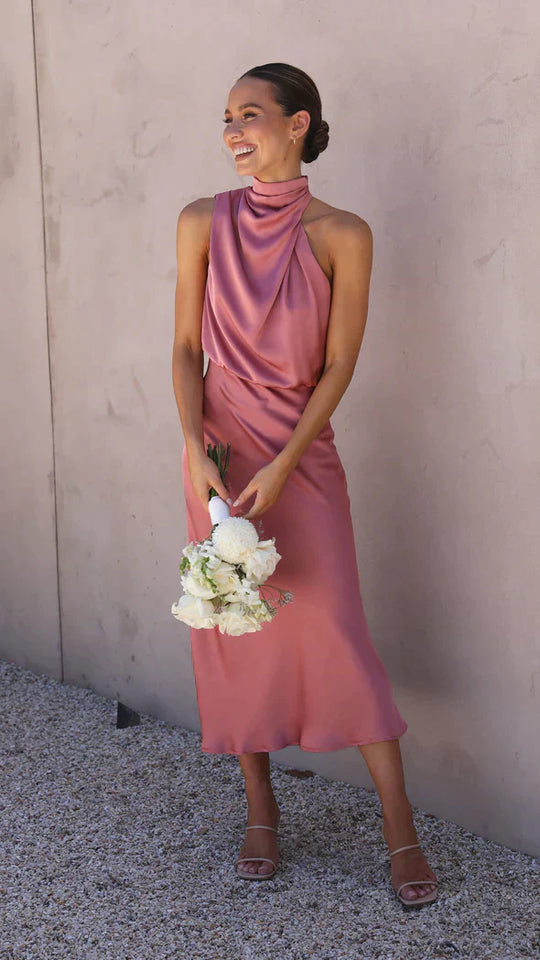 Lanna - Glänzendes Maxileid | Elegantes Abendkleid | Schick