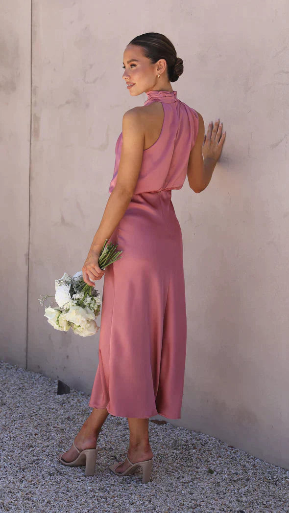Lanna - Glänzendes Maxileid | Elegantes Abendkleid | Schick