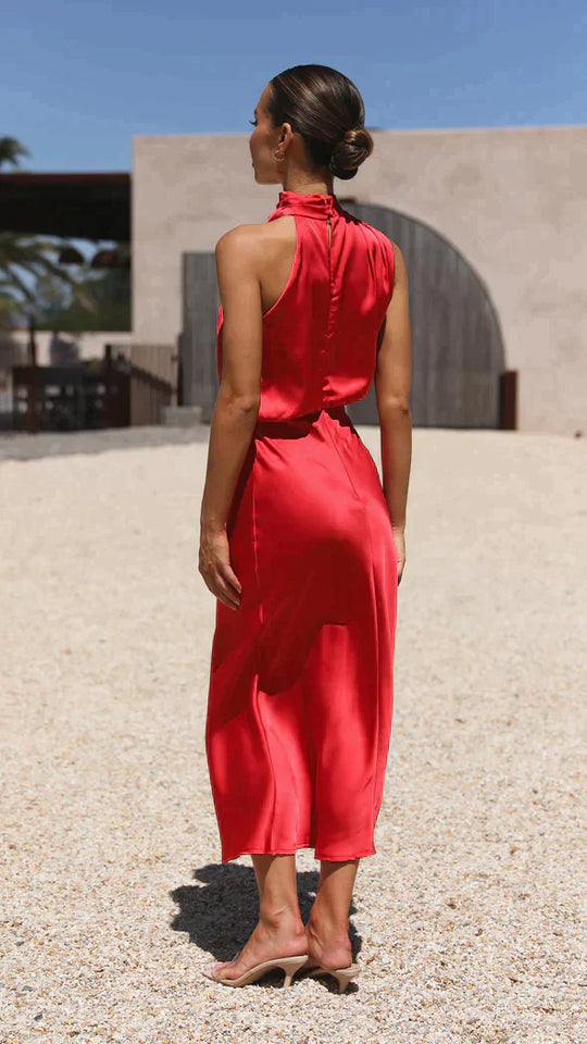 Lanna - Glänzendes Maxileid | Elegantes Abendkleid | Schick