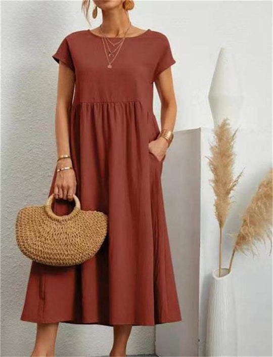 Maja | Elegantes Midikleid in entspannter Passform