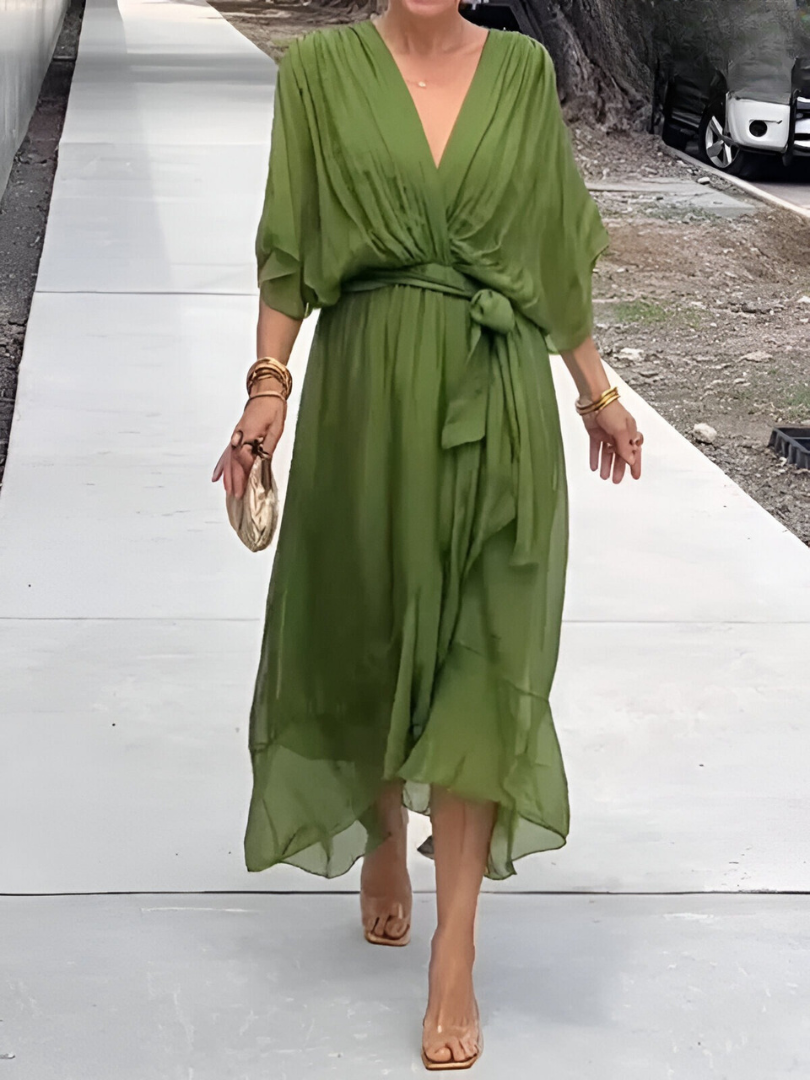 Zari - Langes elegantes Sommerkleid