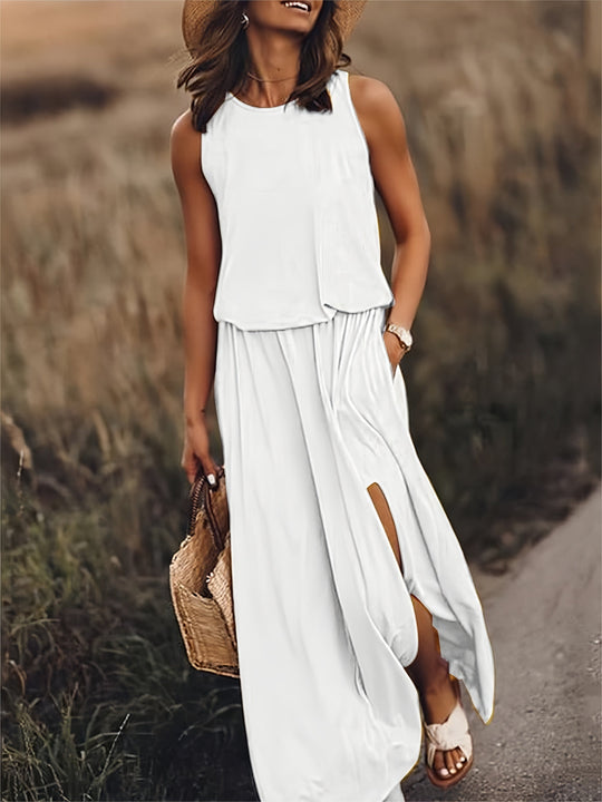 Zayna - Maxi Kleid - Einfaches Modal Boho Kleid in verschiedenen Farben