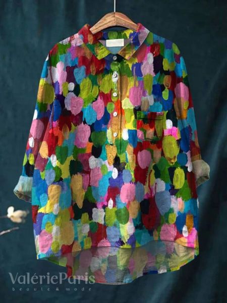 Lilly Elegante Geblümte Bluse