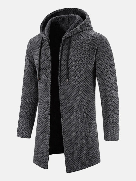 Claus | Lässige Strickjacke mit Kapuze