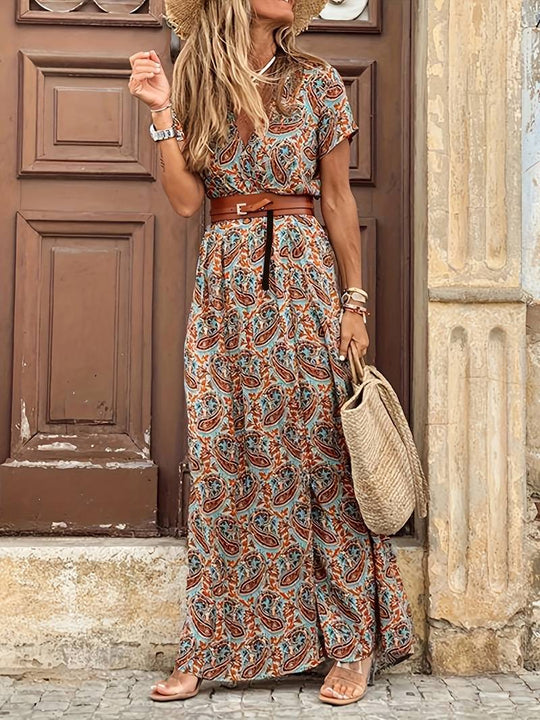 Summer - Blumiges Maxikleid für Frauen