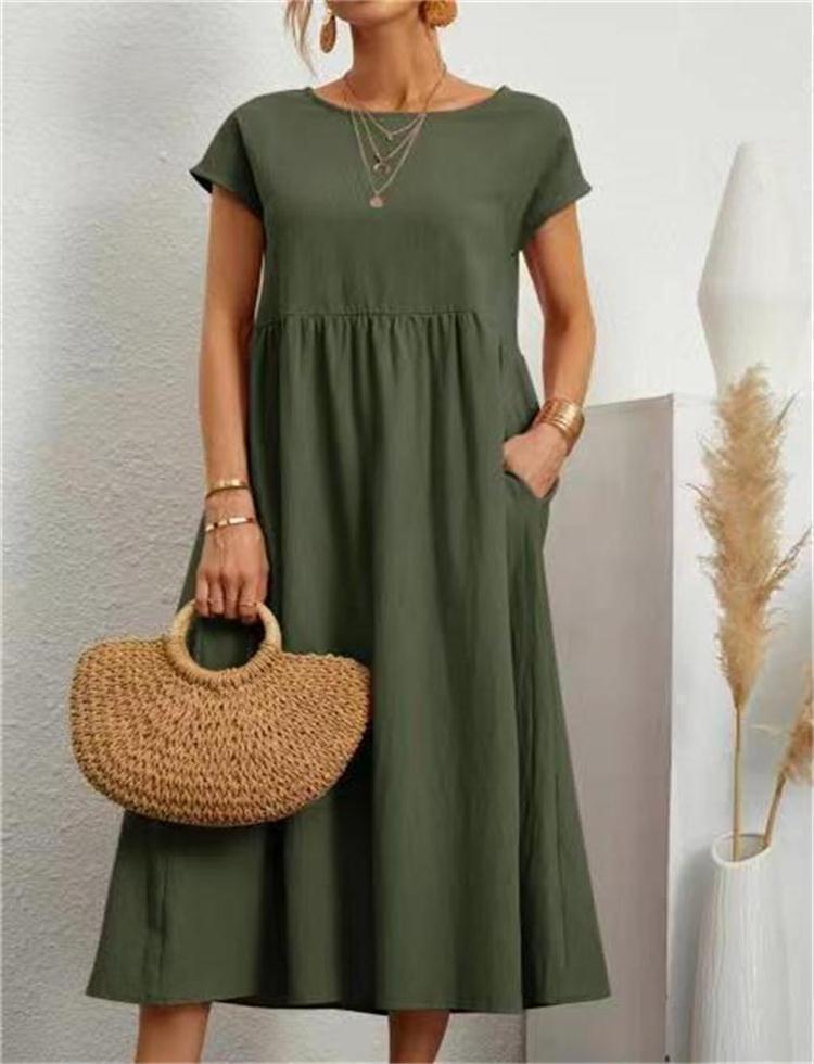 Maja | Elegantes Midikleid in entspannter Passform