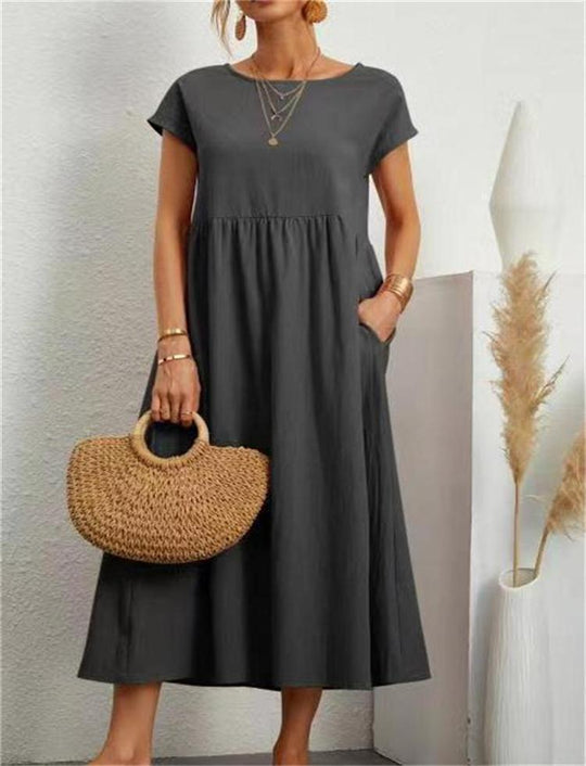 Maja | Elegantes Midikleid in entspannter Passform