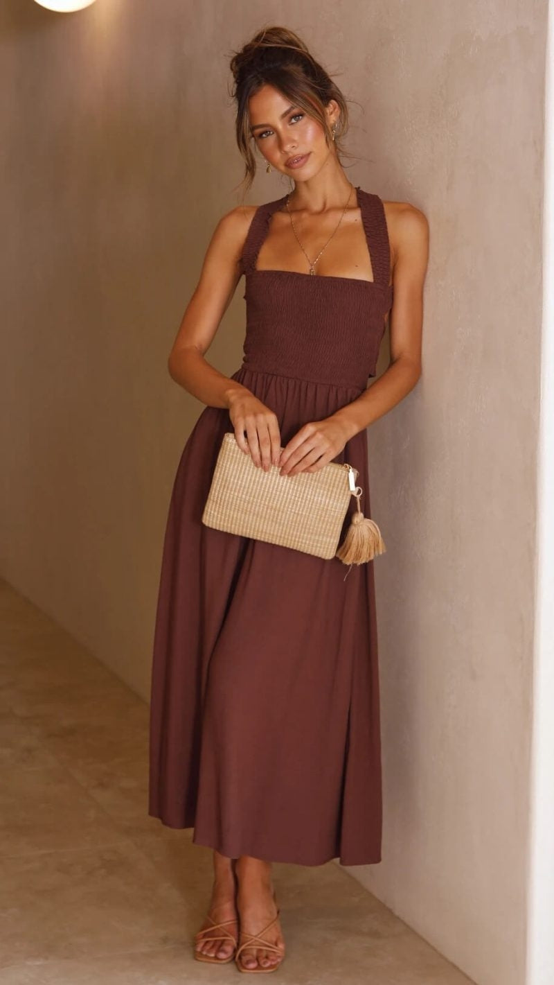 Leda - Elegantes Maxikleid