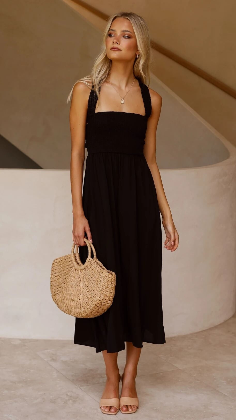 Leda - Elegantes Maxikleid