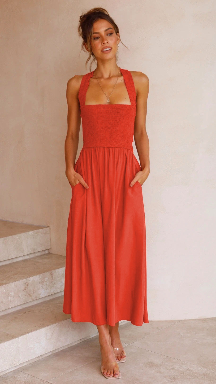 Leda - Elegantes Maxikleid