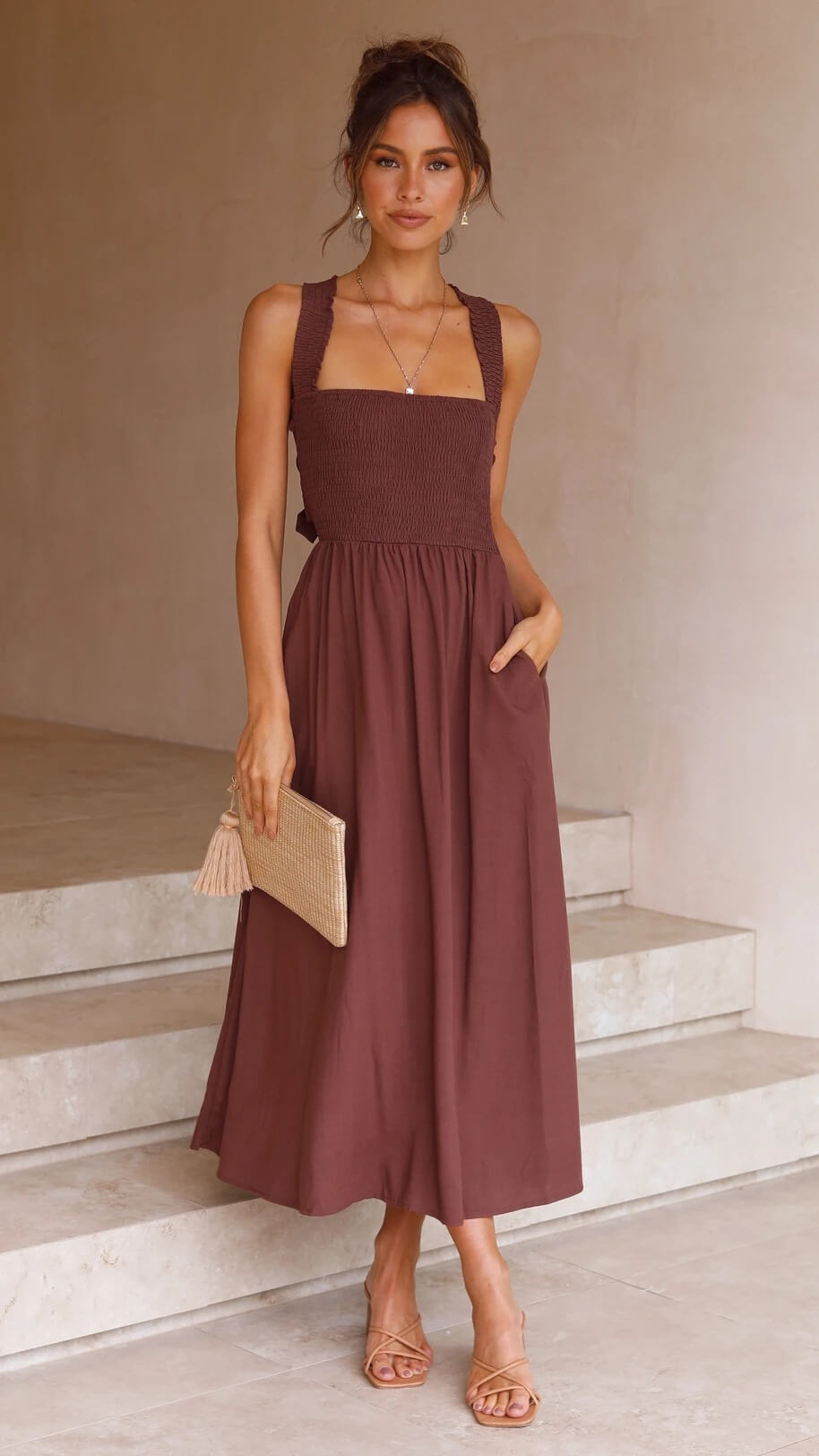 Leda - Elegantes Maxikleid