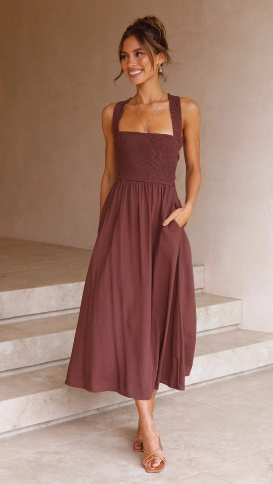 Leda - Elegantes Maxikleid