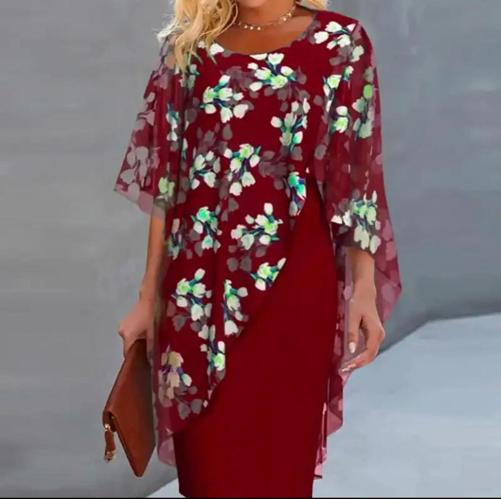 Aurelia™ | Elegantes blumiges Kleid