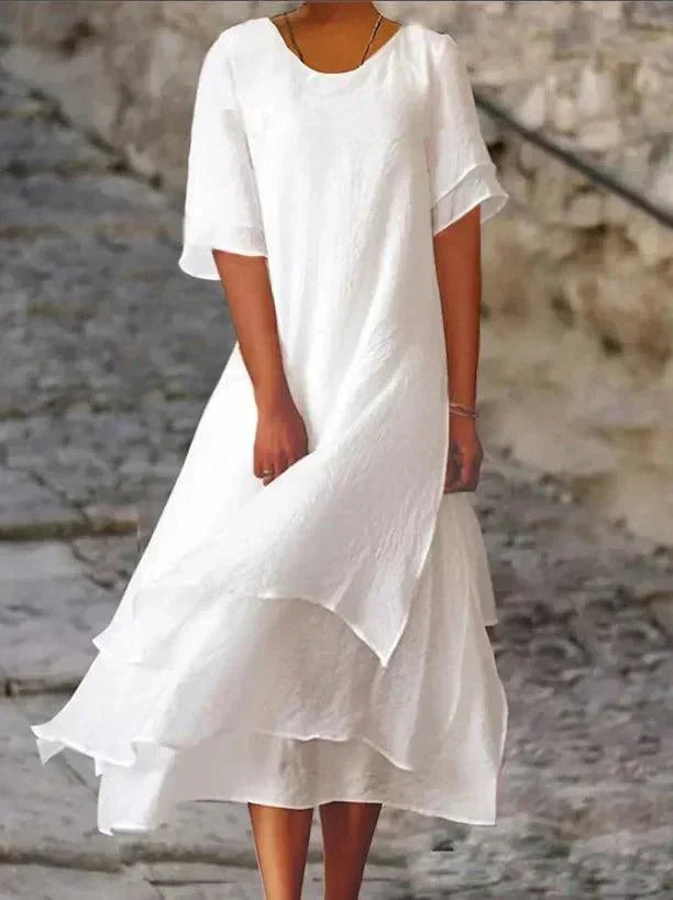 Maya | Elegantes langes Kleid für mühelose Raffinesse