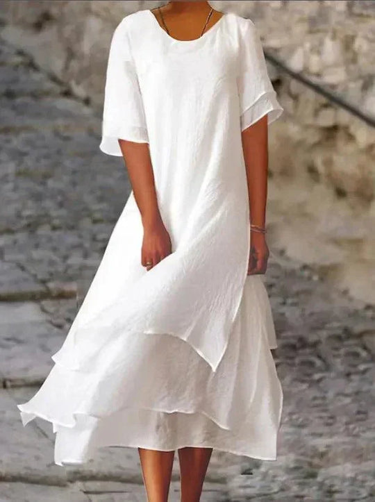 Maya | Elegantes langes Kleid für mühelose Raffinesse