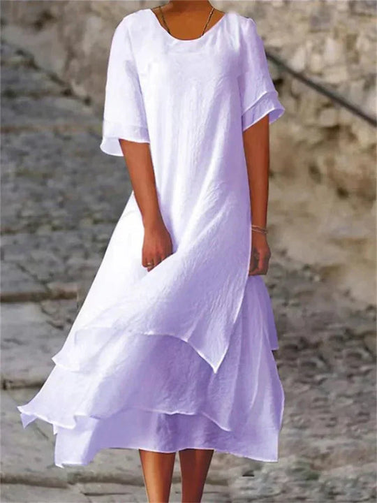 Maya | Elegantes langes Kleid für mühelose Raffinesse