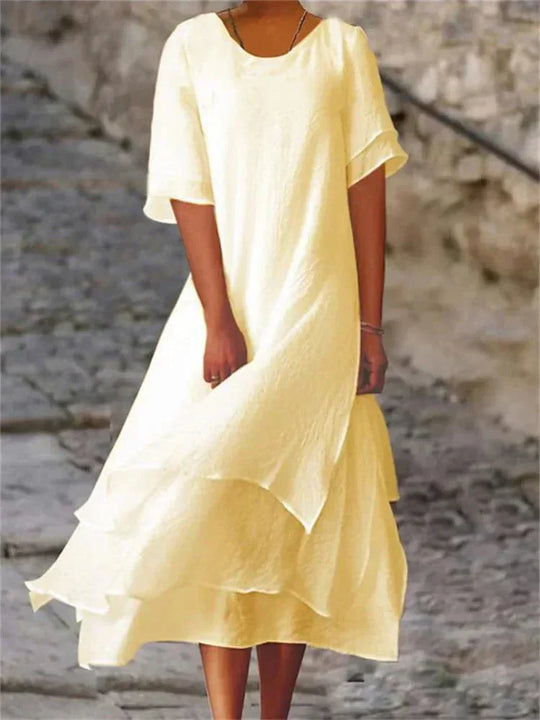Maya | Elegantes langes Kleid für mühelose Raffinesse