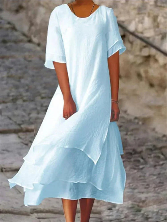 Maya | Elegantes langes Kleid für mühelose Raffinesse