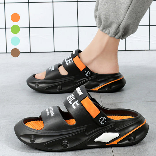 HEIßER VERKAUF-30% Rabatt Klobige, gepolsterte Sandalen mit schwammartigem Griff