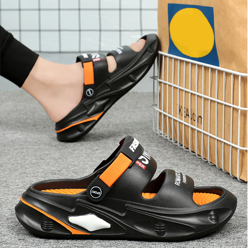 HEIßER VERKAUF-30% Rabatt Klobige, gepolsterte Sandalen mit schwammartigem Griff