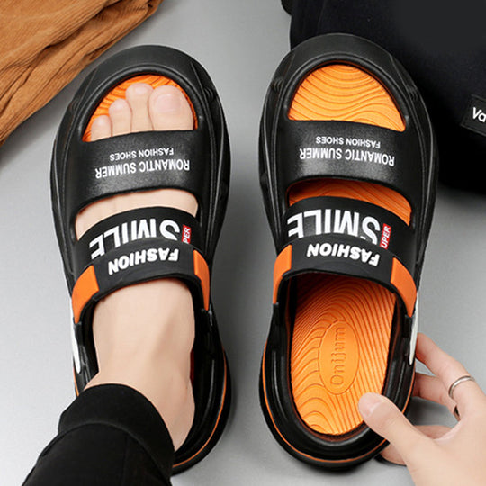 HEIßER VERKAUF-30% Rabatt Klobige, gepolsterte Sandalen mit schwammartigem Griff