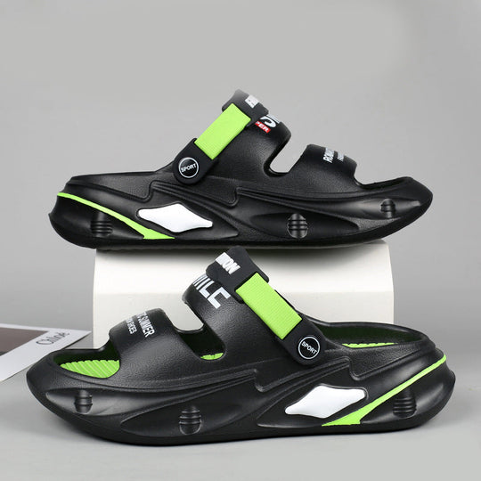 HEIßER VERKAUF-30% Rabatt Klobige, gepolsterte Sandalen mit schwammartigem Griff